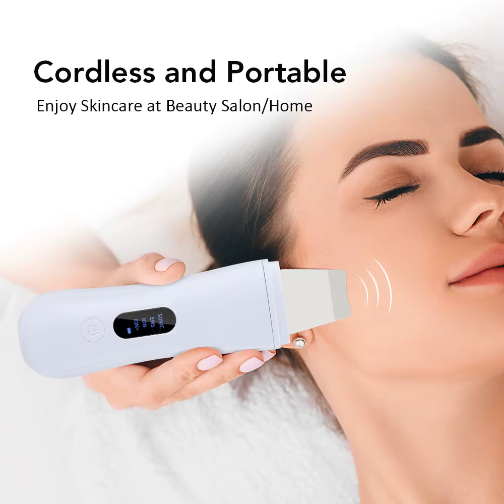 Ultrasonic Facial Skin Scrubber