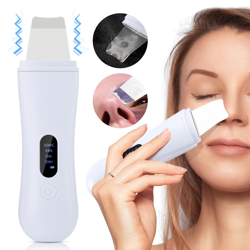 Ultrasonic Facial Skin Scrubber